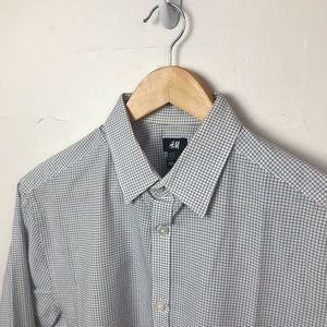 H&M Geo Slim Dress Shirt
